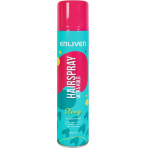 ENLIVEN HAIRSPRAY STRONG ULTRA HOLD FOR ALL HAIR TYPES 300 ML